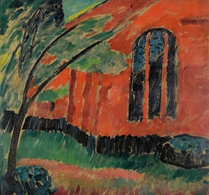 Kirche Im Prerow [Church In Prerow] [circa 1911] by Alexej von Jawlensky [1864–1941]