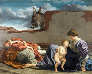 Rest On The Flight Into Egypt [1615–1621] by Orazio Gentileschi [1563–1639]