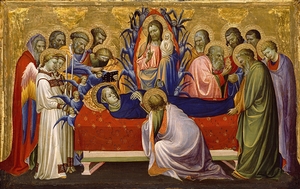 The Death of the Virgin [1405–10] by Gherardo Starnina [c. 1360–1413]