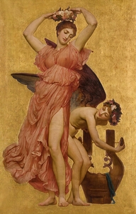 Erato by Frederic Leighton [1830–1896]
