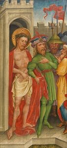 Ecce homo [around 1450] by Meister des Friedrichsaltars [active ca 1440–1460]