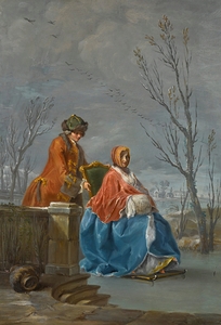 Winter by Charles–Joseph Flipart [1721–1797]
