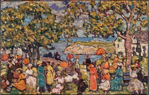 Picnic by Maurice Prendergast [1858–1924]