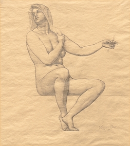 Sketch [1912] by Kenyon Cox [1856–1919]
