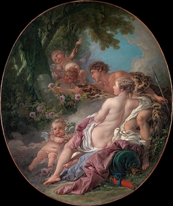 Angelica and Medoro [1763] by François Boucher [1703–1770]
