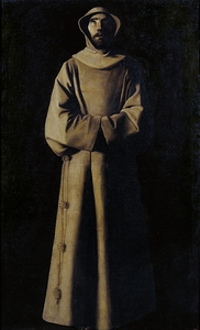 Saint Francis Of Assisi According To Pope Nicholas V’s Vision [circa 1640] by Francisco de Zurbarán [1598–1664]