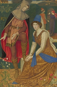 The nut brown maid [1902] by Joseph Edward Southall [1861–1944]