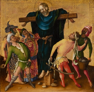Martyrdom of St Philip [after 1435] by Stefan Lochner [1400–c. 1452]