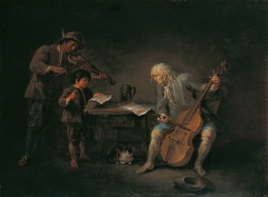 Musikanten [1781] by Martin Johann Schmidt [1718–1801]