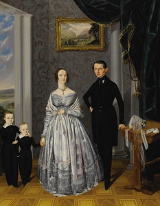 A Family Portrait by A. Spulak [1830–1890]