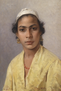 Ajuscha Kairo [1901] by Franz Xaver Kosler [1864–1905]