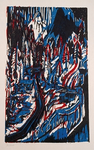 Sertigtal [1925] by Albert Müller [1897–1926]