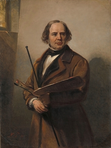 Jan Willem Pieneman. Painter. Father of Nicolaas Pieneman [1860] by Nicolaas Pieneman [1809–1860]
