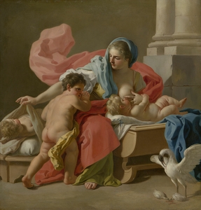 Charity [1743–44] by Francesco de Mura [1696–1782]