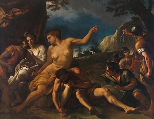 Samson and Delilah by Francesco Stringa [1635–1709]