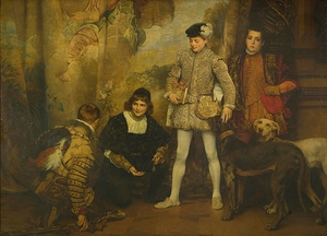 The Pages [1889] by Eduard Charlemont [1848–1906]