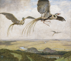 Wundervögel [1917] by Hans Thoma [1839–1924]