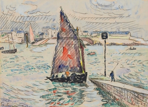 Port–Louis [circa 1922] by Paul Signac [1863–1935]