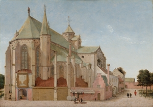 The Mariaplaats with the Mariakerk in Utrecht [1659] by Pieter Jansz Saenredam [1597–1665]