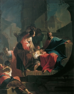 Christ blesses the children [around 1750] by Franz Anton Palko [1717–1766]