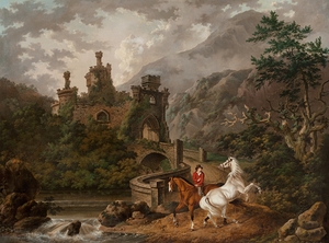 The startled stallion [1797] by Charles Townley [1746–1810]