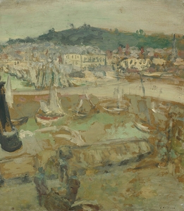 Le Petit Port. Honfleur [circa 1902] by Édouard Vuillard [1868–1940]