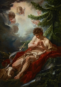 Saint John the Baptist [c. 1755] by François Boucher [1703–1770]