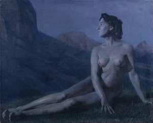 Mondnacht [1906] by Ernst Stöhr [1860–1917]