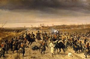 Die Schlacht bei Oberselk am 3. Februar 1864 [1866] by Fritz L’ Allemand [1812–1866]