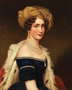 Auguste Amalie Prinzessin von Bayern. Herzogin von Leuchtenberg [1788–1851] [1825] by Joseph Karl Stieler [1781–1858]