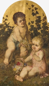 A Young Winemaker by Franz Lefler [1831–1898]