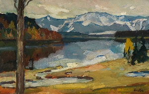 Kampenwand VI [1910] by Leo Putz [1869–1940]