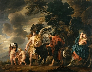 Flight of the Holy Family into Egypt [1647] by Jacob Jordaens [1593–1678]