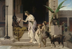 New Friends by Luigi Crosio [1835–1915]