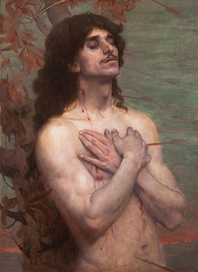 São Sebastião – Estudo para “Recompensa de São Sebastião” [Saint Sebastian – Study for “The Reward of Saint Sebastian”] [1897] by Eliseu Visconti [1866–1944]