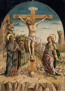 The Crucifixion [c. 1487] by Carlo Crivelli [1430–1495]