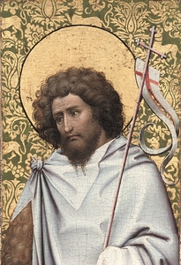 John the Baptist [c. 1410] by Robert Campin [1375–1444]