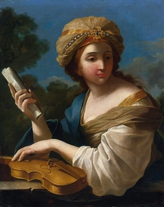 Saint Cecilia by Giovanni Francesco Romanelli [1610–1662]
