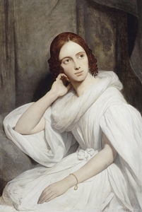 Portrait of Sophie Marin. Widow of Lieutenant General Baudrand by Ary Scheffer [1795–1858]