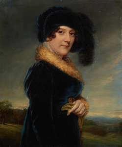 Portrait of Miss Smythson. Actress of Drury Lane by Samuel Drummond [1766–1844]