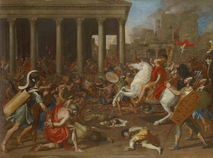 The Conquest Of Jerusalem By Emperor Titus by Nicolas Poussin [1594–1665]