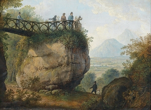 Die Aussichtswarte [1820] by August Piepenhagen [1791–1868]