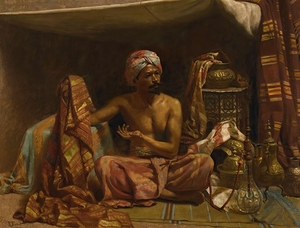 The Rug Merchant by Rudolf Ernst [1854–1932]