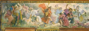 Bacchanale Revel. Pan and Procession [ca. 1916] by Louis Schaettle [1867–1917]