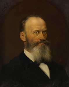 Friedrich Frh. V. Schmidt. Architekt [around 1870] by Julius Schmid [1854–1935]