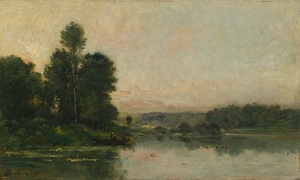 The Hillsides of Méry–sur–Oise. Opposite Auvers [1873] by Charles François Daubigny [1817–1878]