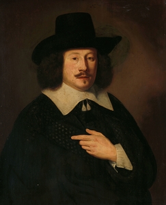 Portrait of a Man [1638] by Pieter Dubordieu [1609–1678]