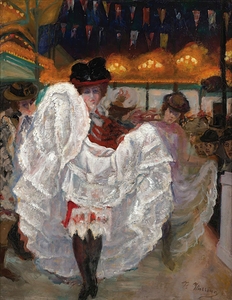 Le Cancan by Francisco Iturrino [1864–1924]