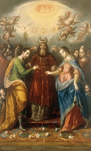 The Betrothal Of The Virgin To Saint Joseph by Cristóbal De Villalpando [ca. 1649–1714]