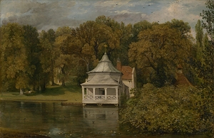 The Quarters behind Alresford Hall by John Constable [1776–1837]